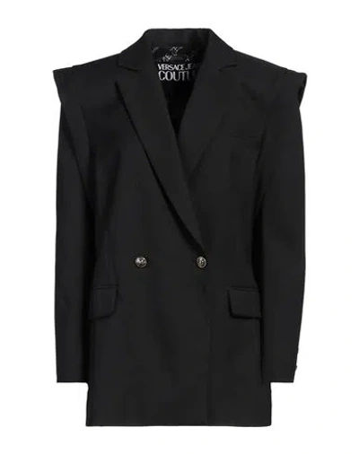 Versace Jeans Couture Woman Blazer Black Size 8 Polyester