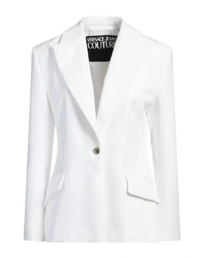 Versace Jeans Couture Single-breasted Jacket In White