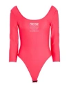 Versace Jeans Couture Warranty Logo Bodysuit In Pink