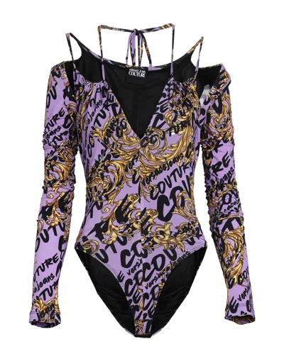 Versace Jeans Couture Tops In Purple