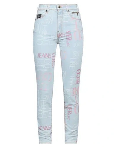 Versace Jeans Couture Woman Jeans Blue Size 26 Cotton, Polyester, Elastane