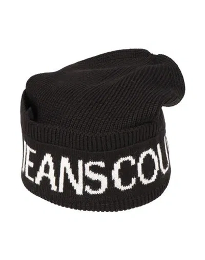 Versace Jeans Couture Woman Hat Black Size Onesize Acrylic, Wool