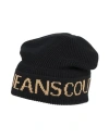 Versace Jeans Couture Woman Hat Black Size Onesize Acrylic, Wool, Viscose, Polyamide, Metallic Fiber In Black