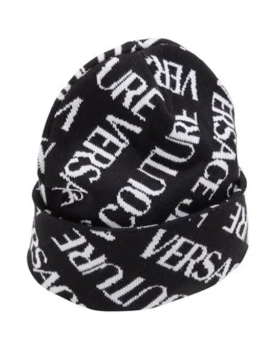 Versace Jeans Couture Woman Hat Black Size Onesize Wool, Acrylic