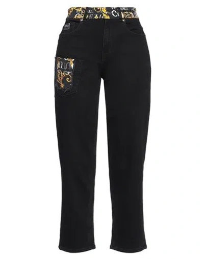 Versace Jeans Couture Woman Jeans Black Size 26 Cotton, Elastane