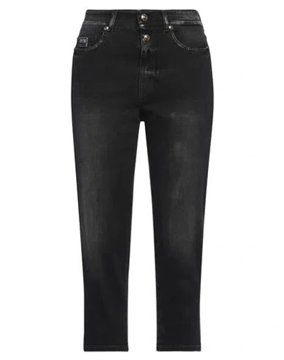 Versace Jeans Couture Woman Jeans Black Size 26 Cotton, Elastane