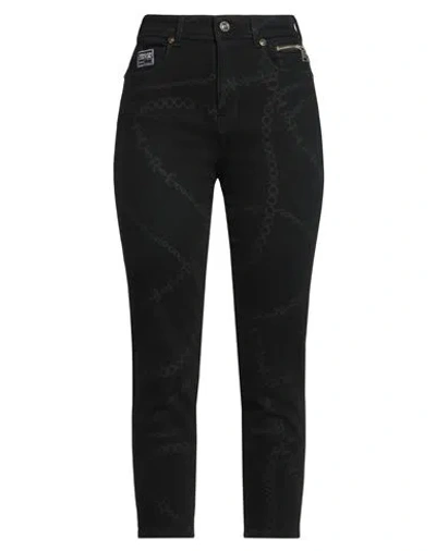 Versace Jeans Couture Woman Jeans Black Size 27 Cotton, Elastane