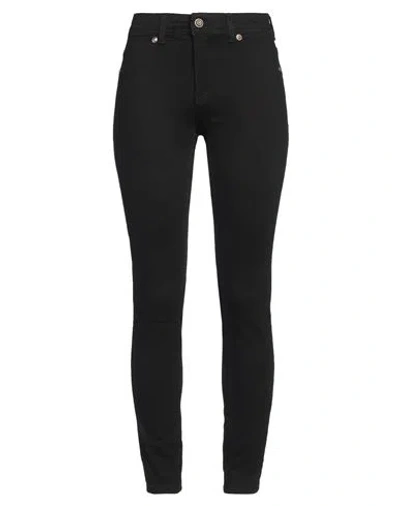 Versace Jeans Couture Denim Jeggings In Black