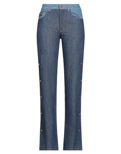 Versace Jeans Couture Woman Jeans Blue Size 26 Cotton