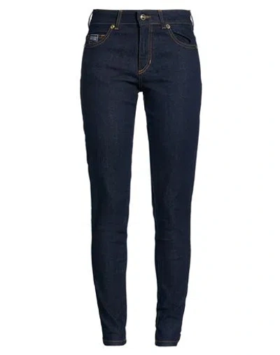 Versace Jeans Couture Woman Jeans Blue Size 26 Cotton, Elastane In Black
