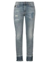 Versace Jeans Couture Woman Jeans Blue Size 26 Cotton, Elastane In Blue