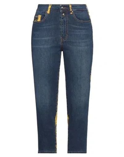 Versace Jeans Couture Woman Jeans Blue Size 26 Cotton, Elastane