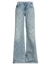 Versace Jeans Couture Woman Jeans Blue Size 27 Cotton