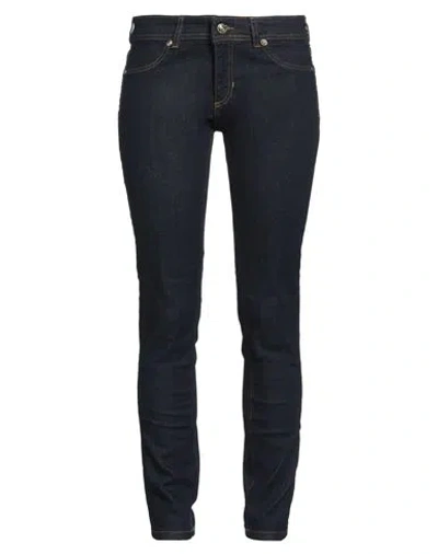 Versace Jeans Couture Woman Jeans Blue Size 27 Cotton, Elastane