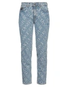 Versace Jeans Couture Woman Jeans Blue Size 27 Cotton, Polyester, Elastane In Blue