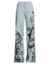 Versace Jeans Couture Woman Jeans Blue Size 29 Cotton, Elastane In Blue