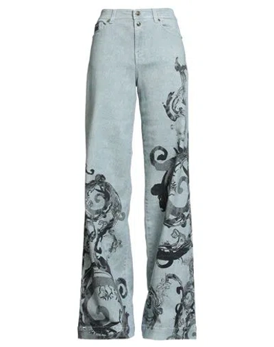 Versace Jeans Couture Woman Jeans Blue Size 29 Cotton, Elastane