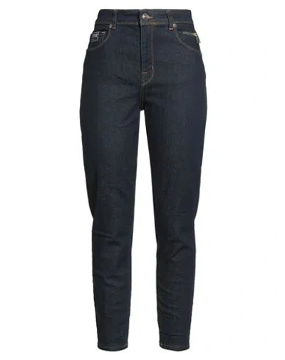 Versace Jeans Couture Woman Jeans Blue Size 30 Cotton, Elastane