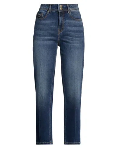 Versace Jeans Couture Woman Jeans Blue Size 30 Cotton, Elastane