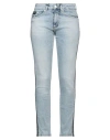 Versace Jeans Couture Woman Jeans Blue Size 30 Cotton, Elastane In Blue