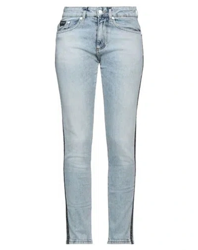 Versace Jeans Couture Woman Jeans Blue Size 30 Cotton, Elastane