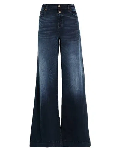 Versace Jeans Couture Woman Jeans Blue Size 31 Cotton, Elastane