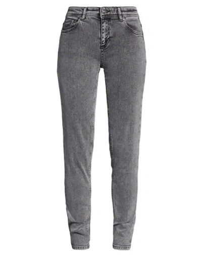 Versace Jeans Couture Woman Jeans Grey Size 28 Cotton, Elastane In Gray