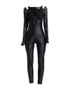 Versace Jeans Couture Woman Jumpsuit Black Size 6 Polyamide, Elastane In Black