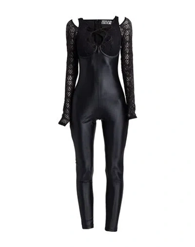 Versace Jeans Couture Woman Jumpsuit Black Size 6 Polyamide, Elastane