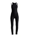 Versace Jeans Couture Woman Jumpsuit Black Size M Polyester, Elastane In Black