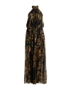 Shop Versace Jeans Couture Woman Maxi Dress Black Size 8 Polyester