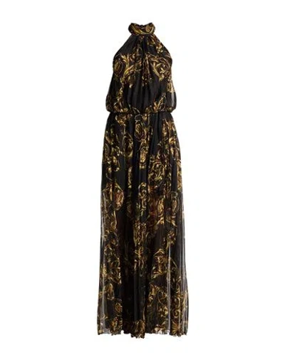 Versace Jeans Couture Woman Maxi Dress Black Size 6 Polyester