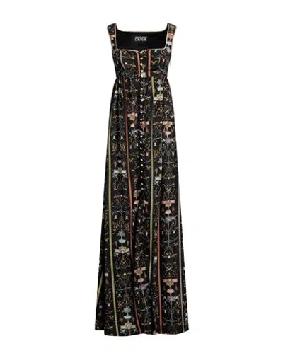 Versace Jeans Couture Woman Maxi Dress Black Size 8 Polyester