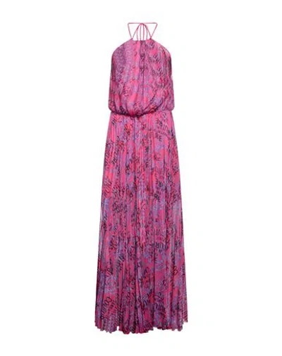 Versace Jeans Couture Woman Long Dress Magenta Size 4 Polyester