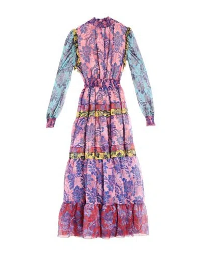 Versace Jeans Couture Woman Maxi Dress Pastel Pink Size 6 Polyester