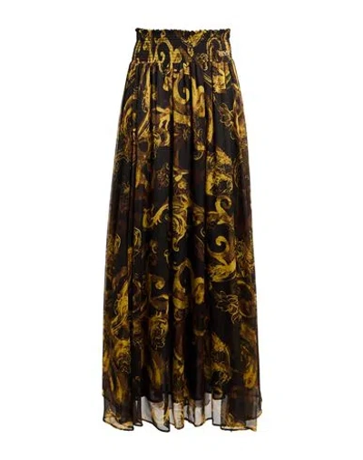 Versace Jeans Couture Woman Maxi Skirt Black Size 10 Polyester