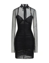Versace Jeans Couture Woman Midi Dress Black Size 4 Polyamide, Elastane In Black