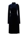Versace Jeans Couture Woman Midi Dress Midnight Blue Size 8 Polyester, Elastane