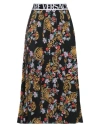 Versace Jeans Couture Woman Midi Skirt Black Size 6 Polyester In Black