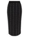 Versace Jeans Couture Woman Midi Skirt Black Size L Polyester In Multi
