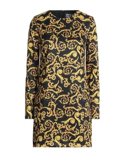 Versace Jeans Couture Woman Mini Dress Black Size 12 Polyester