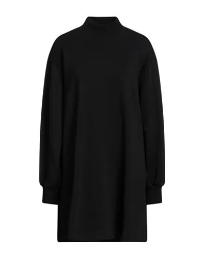 Versace Jeans Couture Woman Mini Dress Black Size 12 Cotton, Elastane
