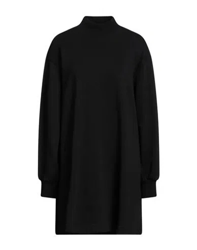 Versace Jeans Couture Woman Mini Dress Black Size 10 Cotton, Elastane