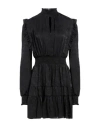 Versace Jeans Couture Woman Mini Dress Black Size 4 Acetate, Viscose