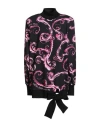 Versace Jeans Couture Woman Mini Dress Black Size 4 Cotton In Black