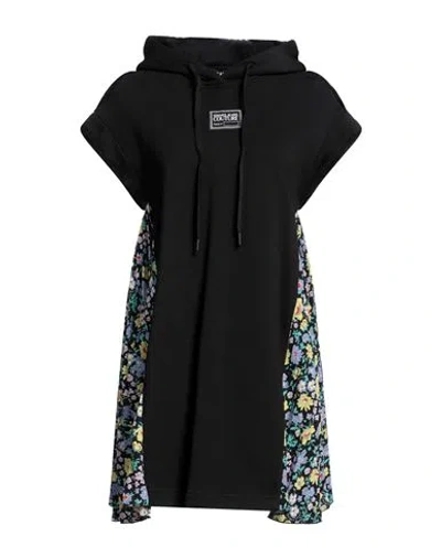 Versace Jeans Couture Woman Mini Dress Black Size 4 Cotton, Polyester