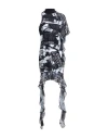 Versace Jeans Couture Woman Mini Dress Black Size 6 Cotton, Elastane, Polyester In Black