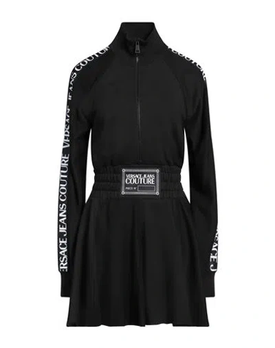 Versace Jeans Couture Woman Mini Dress Black Size L Cotton