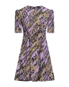 Versace Jeans Couture Woman Short Dress Light Purple Size 8 Polyester