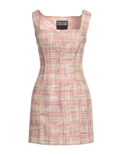 Versace Jeans Couture Woman Mini Dress Pink Size 4 Polyester